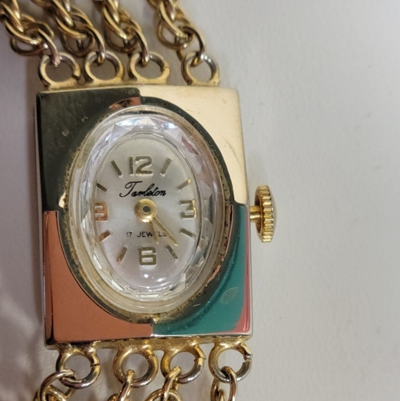 Very Rare Women's Wind-up Tarleton Gold Bracelet Style Watch - Picture 3 of 8